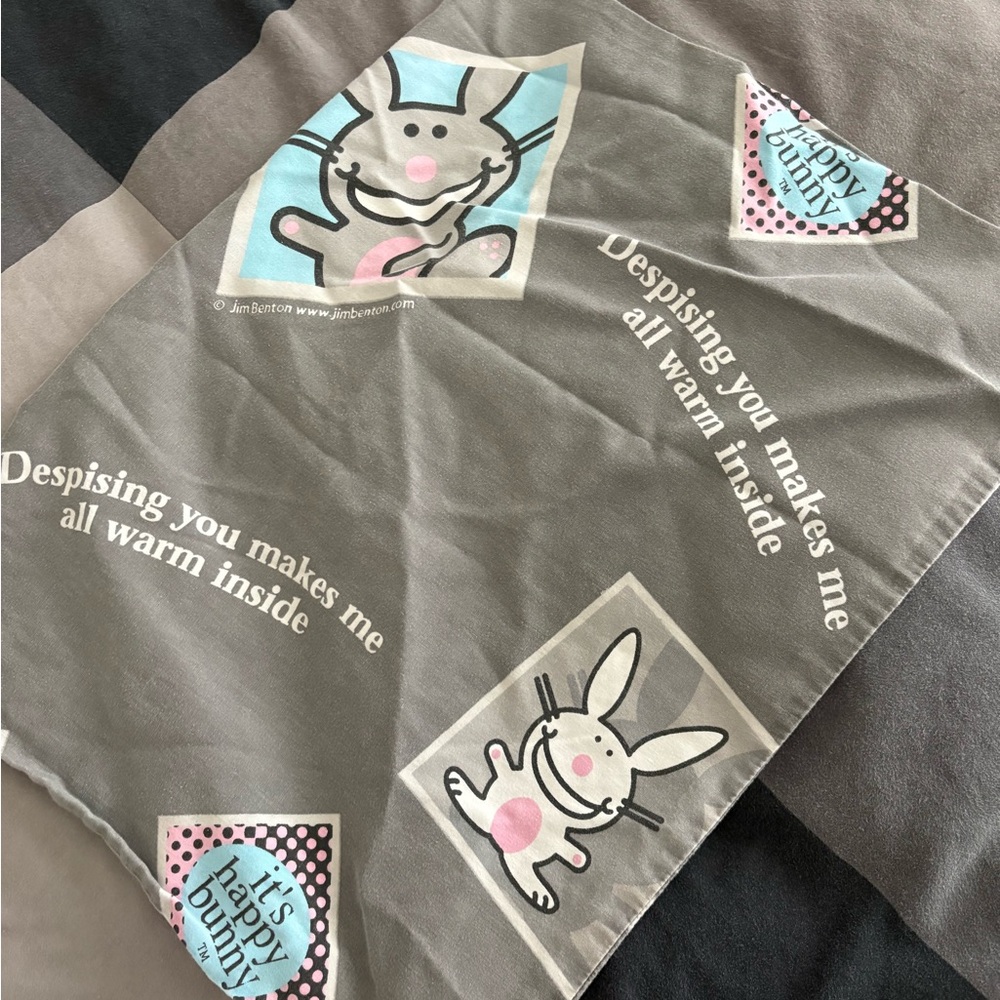 Vintage Happy Bunny Pillowcase
